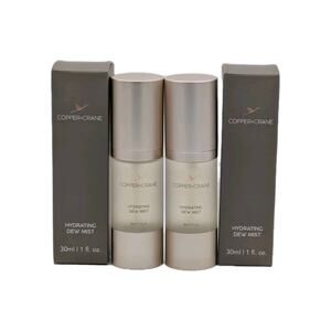 2-Pack Copper + Crane Hydrating Dew Mist Body Spray 1oz/30ml New Free Shipping!